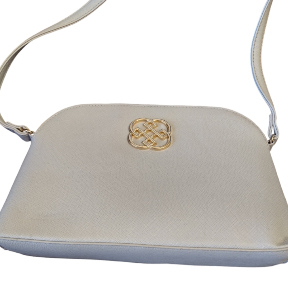 Grey crossbody or shoulder bag